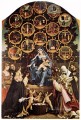 Virgen del Rosario 1539 Renacimiento Lorenzo Lotto